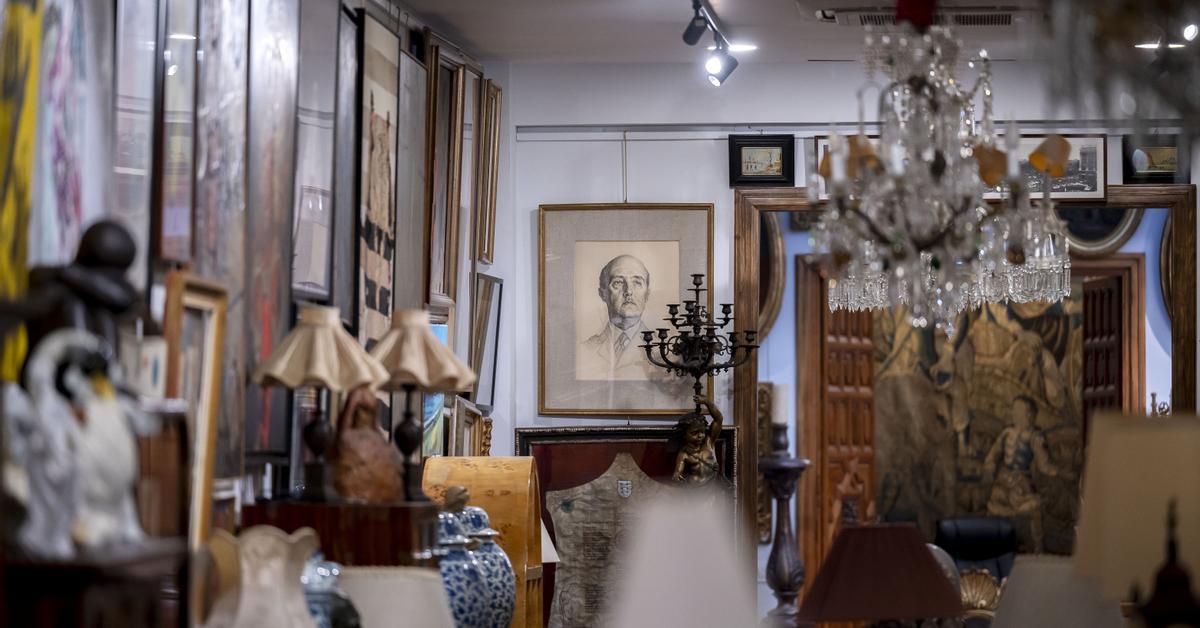 Subasta de objetos de Franco en Madrid