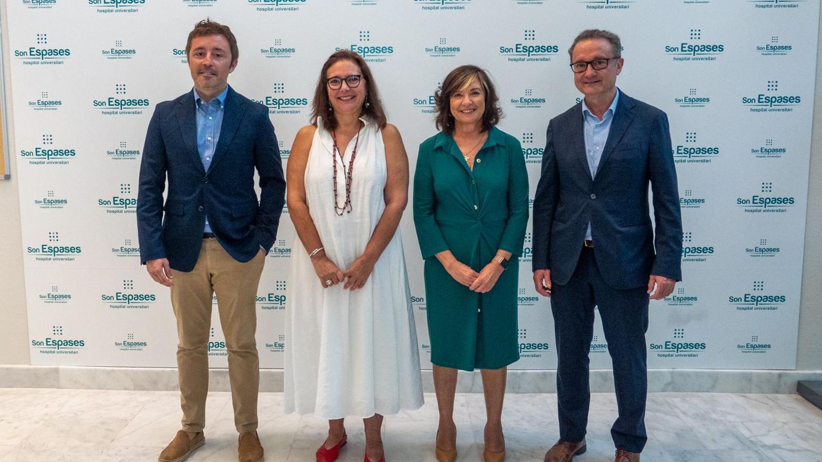 Cristina Granados, Geschäftsführerin von Son Espases (zweite von rechts)