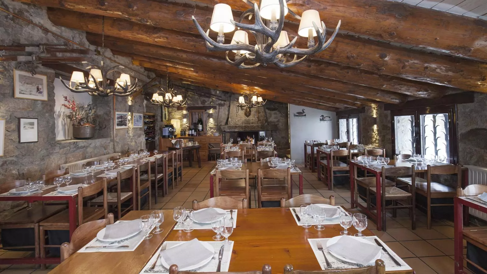 L'interior del restaurant