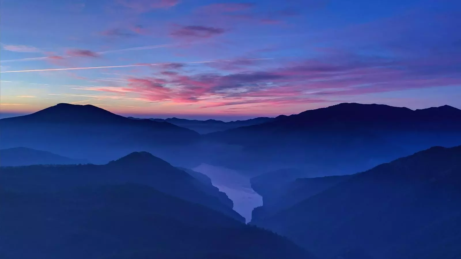 La sortida de sol d'avui des de Rupit