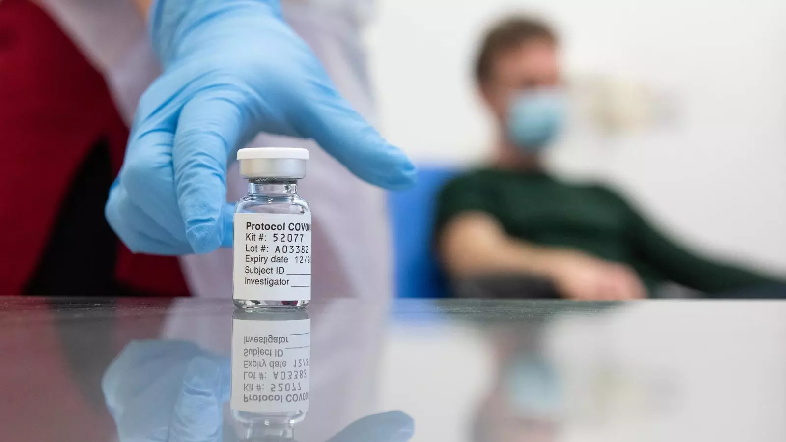 Vial que conté la vacuna d'Oxford-AstraZeneca