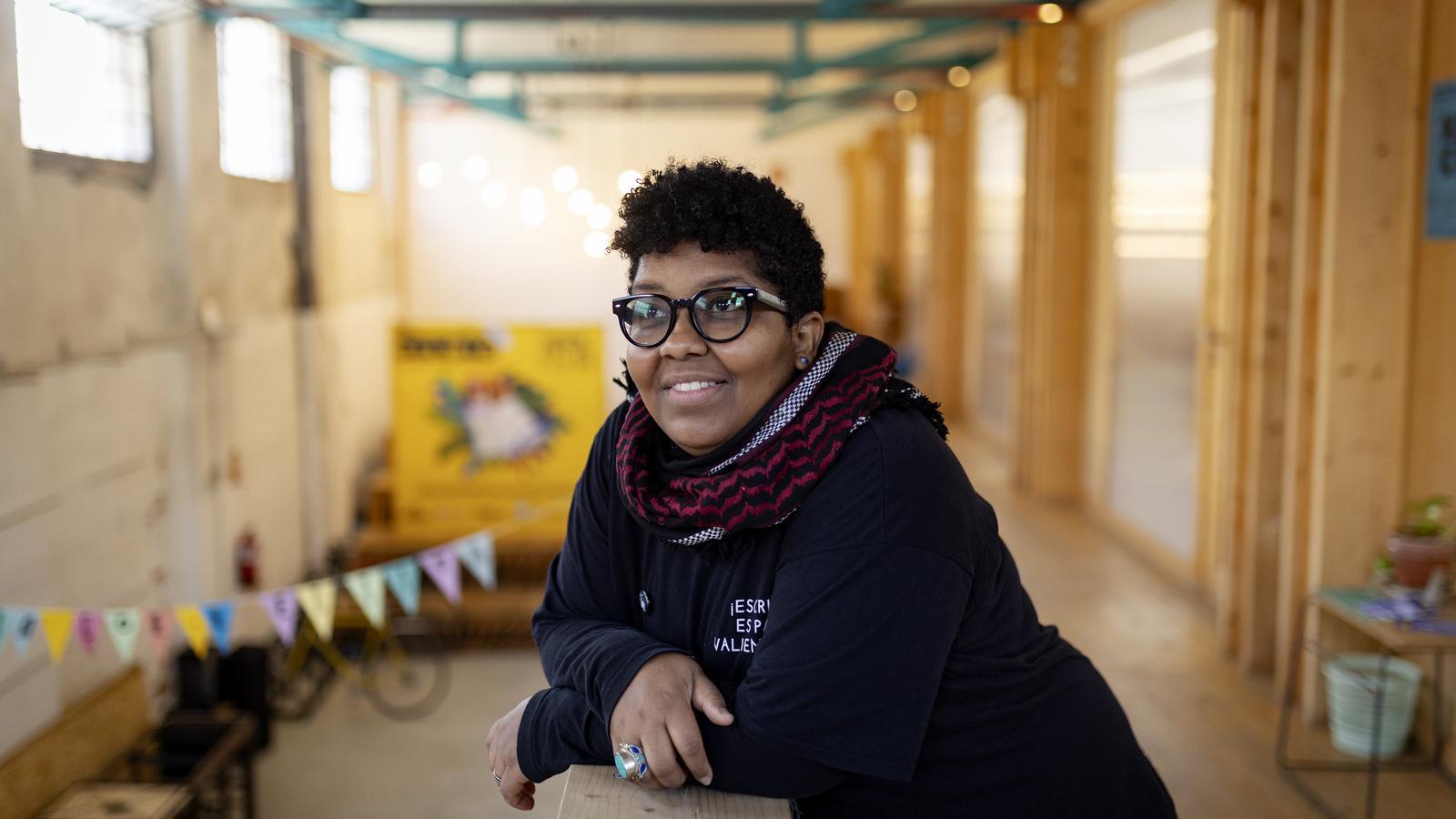 La poeta Quinny Martínez