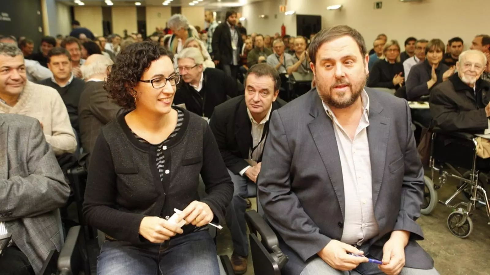 Marta Rovira i Oriol Junqueras, al Consell Nacional d'ERC / CÈLIA ATSET