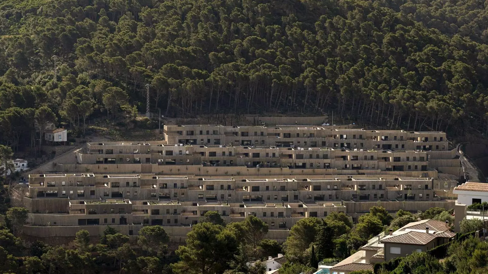 Urbanització de luxe a sa Riera, a Begur.