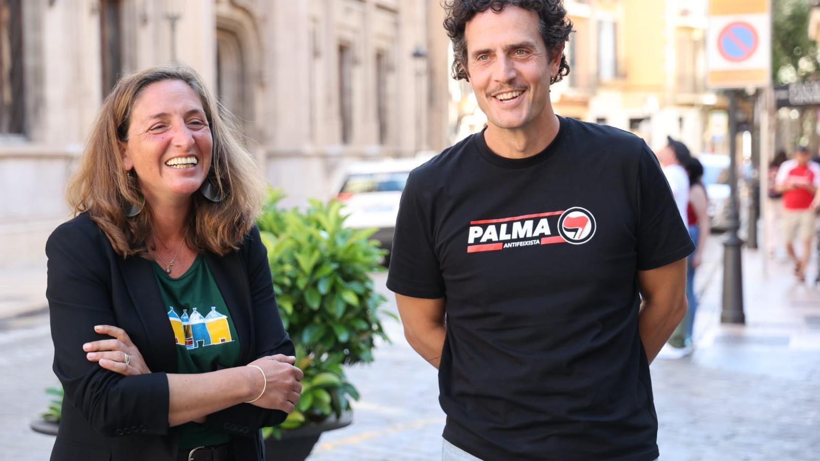 Xisca Mir und David Pujol heute Nachmittag in Palma