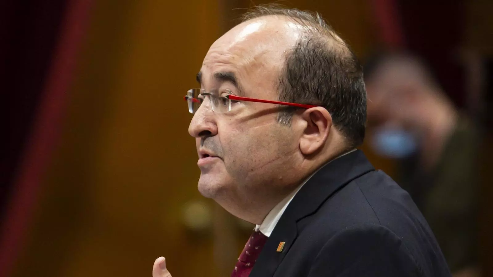 Miquel Iceta en una intervenció al Parlament
