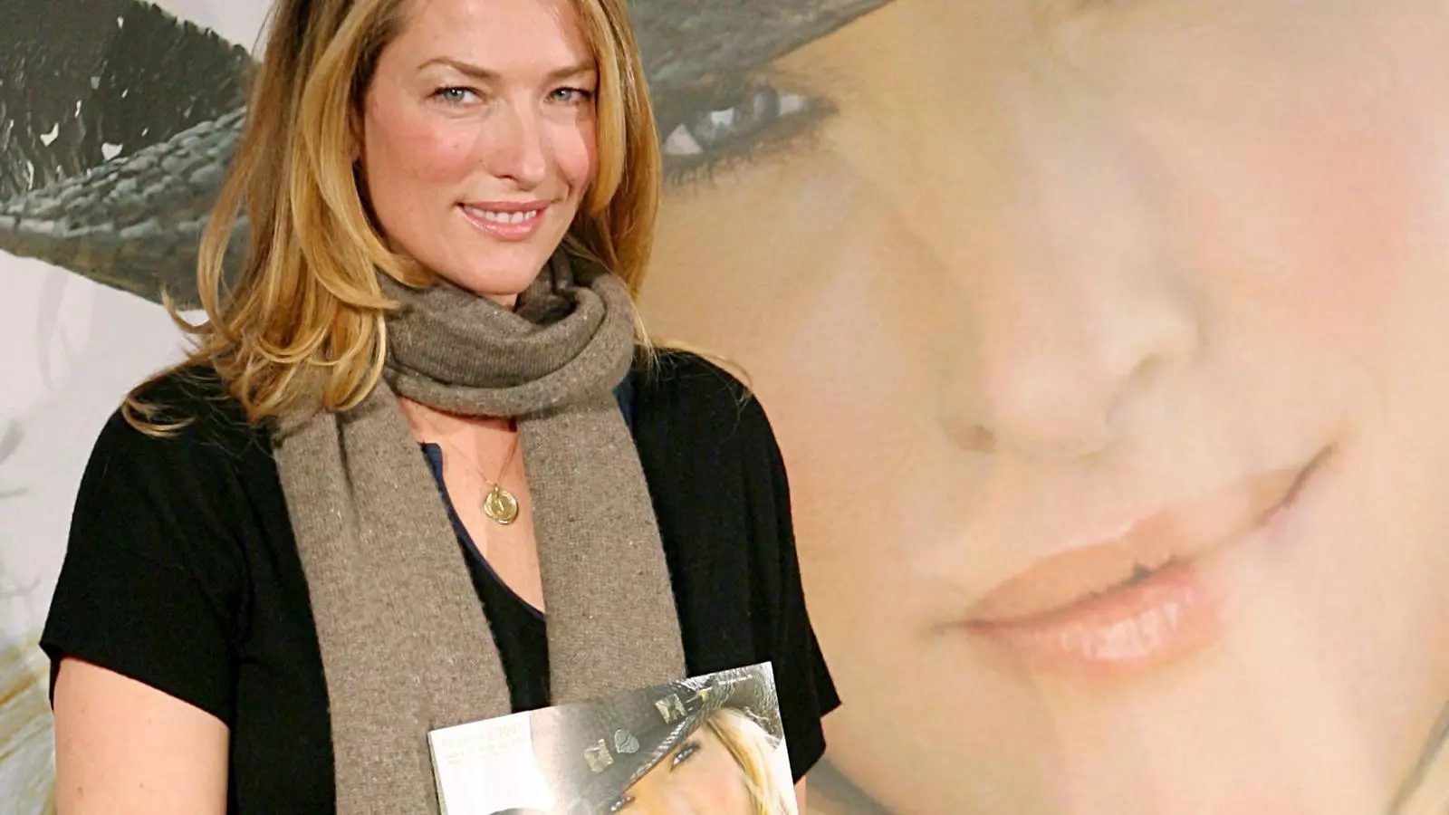 La model Tatjana Patitz el 2006, a la presentació del catàleg de la firma OTTO