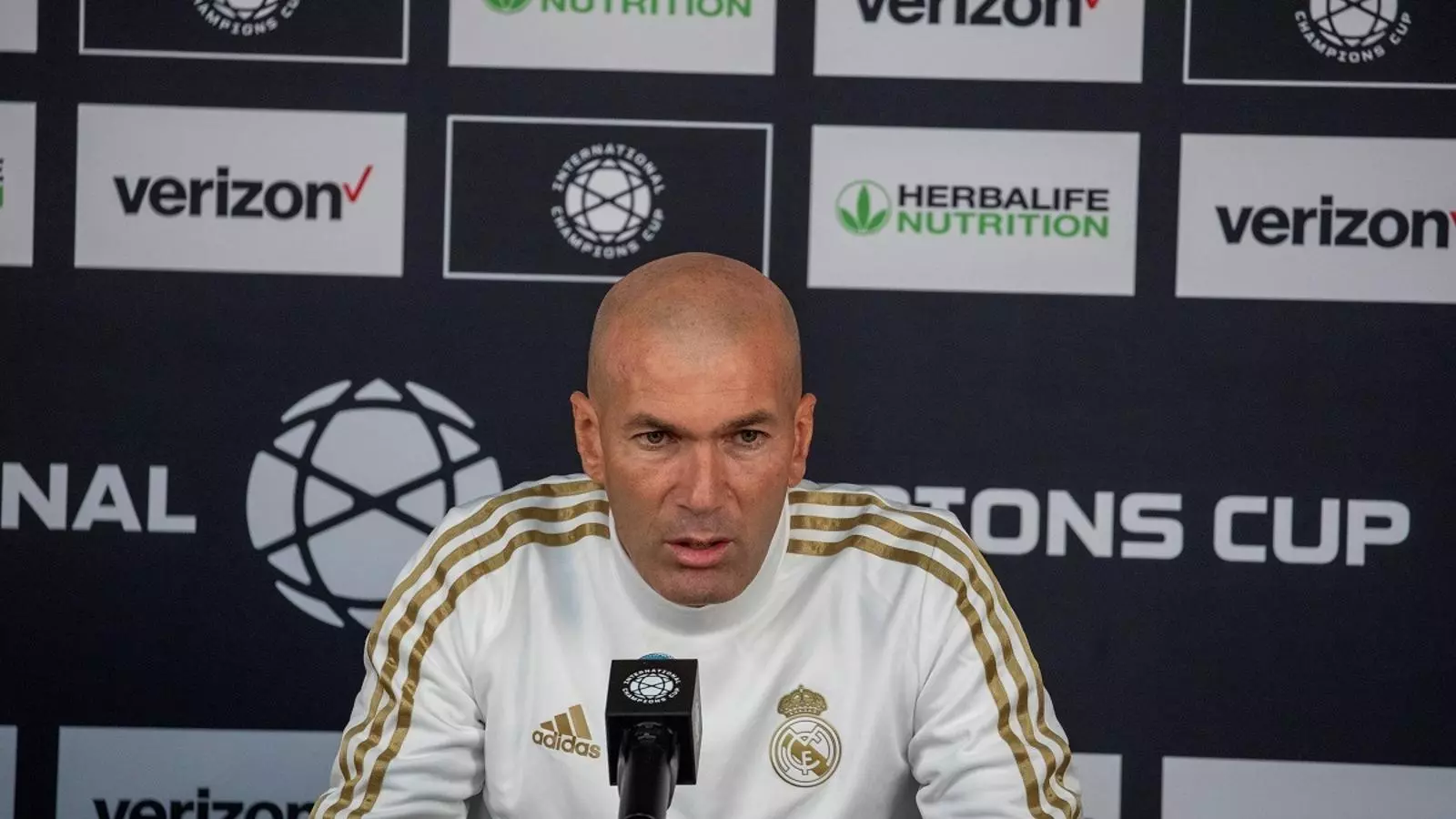 Zidane, en roda de premsa