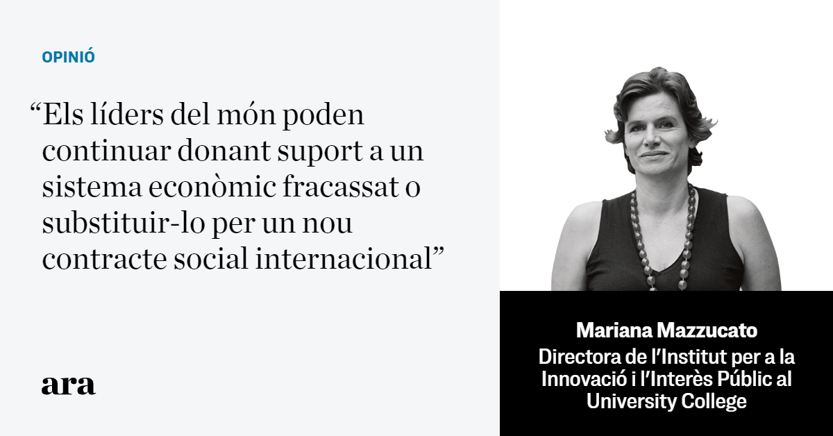 Un nou consens econòmic mundial - Mariana Mazzucato
