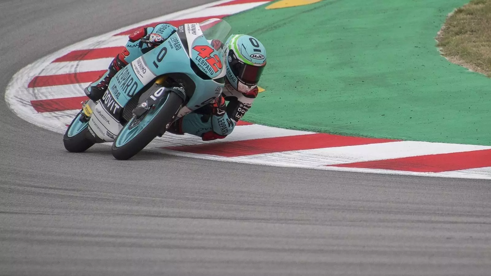 Marcos Ramírez, durant el GP de Catalunya de Moto3