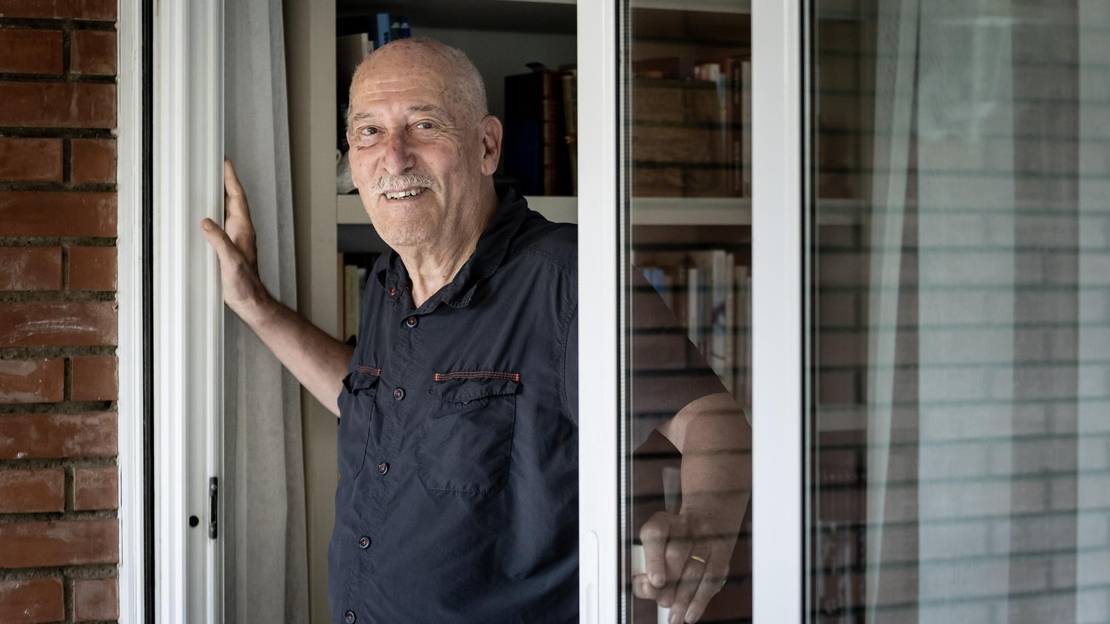 Andreu Martin, writer, photographed at his home in Sant Cugat