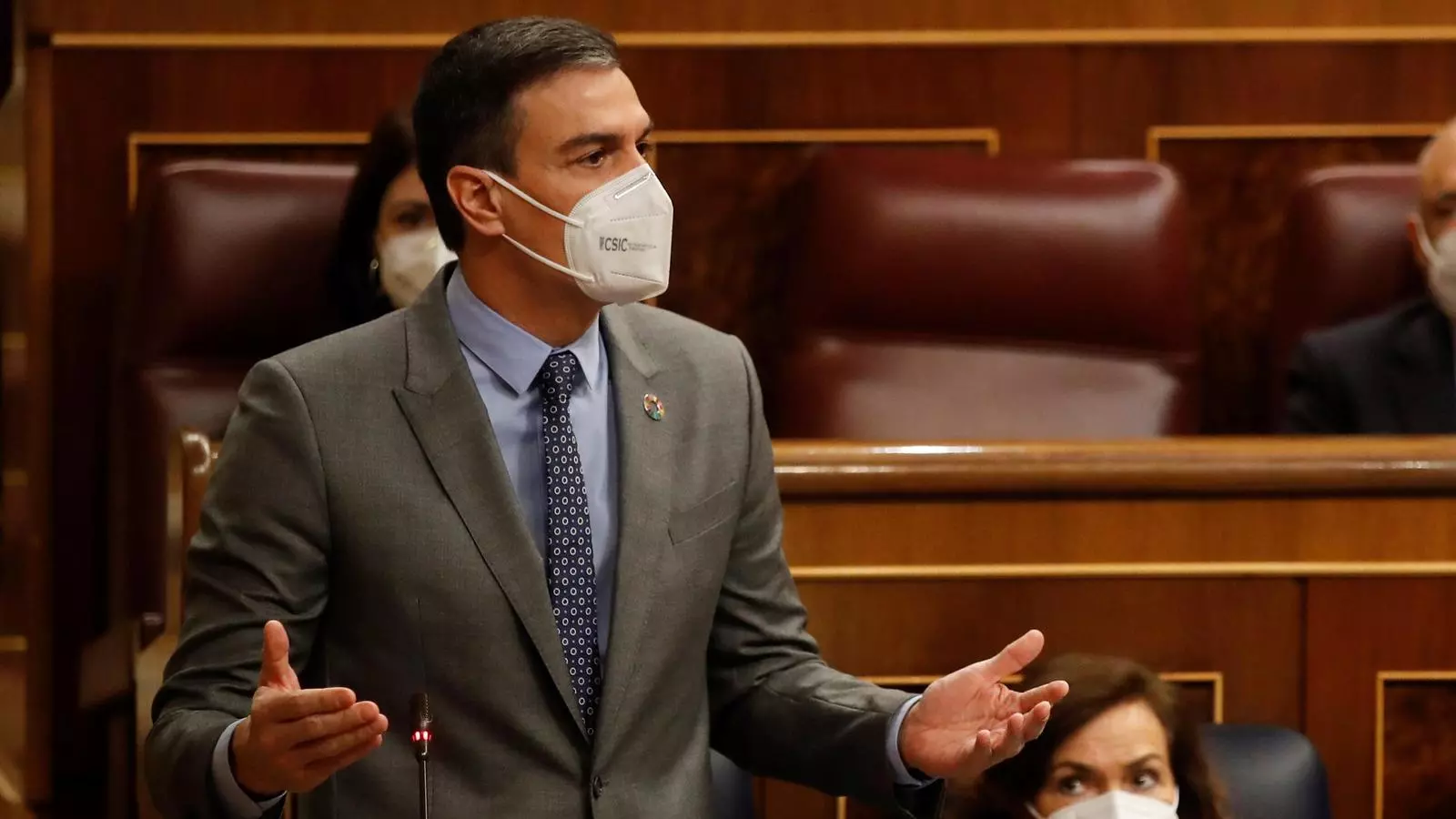Pedro Sánchez ha reaccionat per primer cops als resultats del 14-F en una resposta a JxCat durant la sessió de control al Congrés.