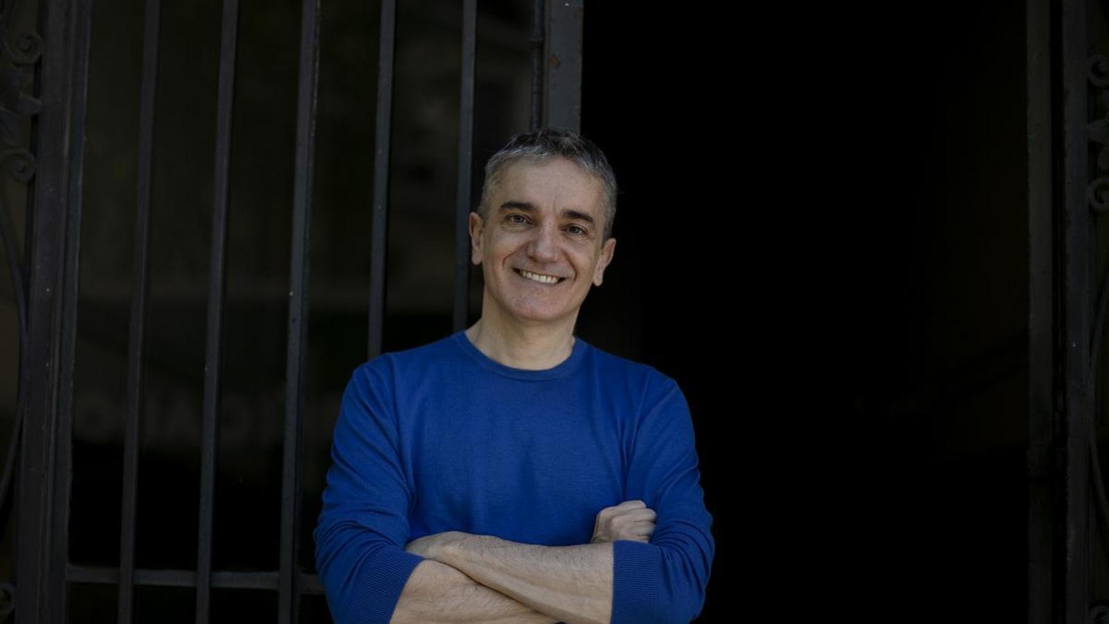 El actor Albert Triola fotografiado en la Sala Versus de Barcelona