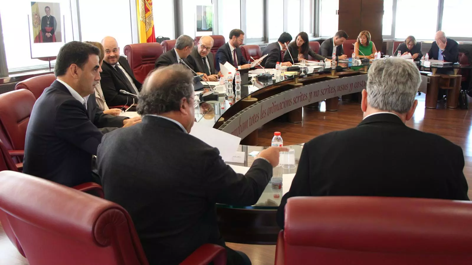 Imatge d'arxiu d'una reunió de cònsols a Canillo. / Arxiu ANA