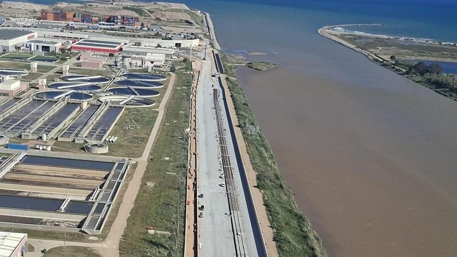 Avanzan las obras de los accesos ferroviarios al Puerto de Barcelona