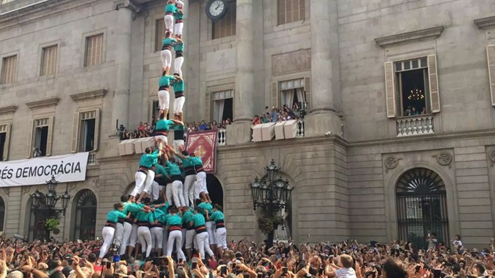 2d9fm dels Castellers de Vilafranca a La Mercè