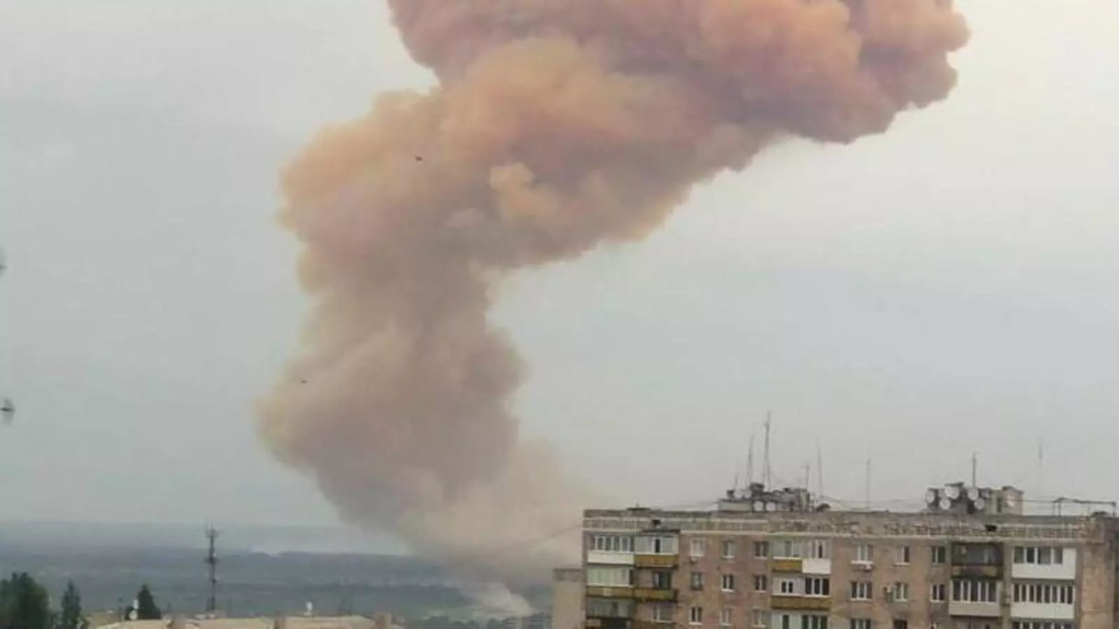 Atac a un dipòsit d'àcid nítric a Severodonesk