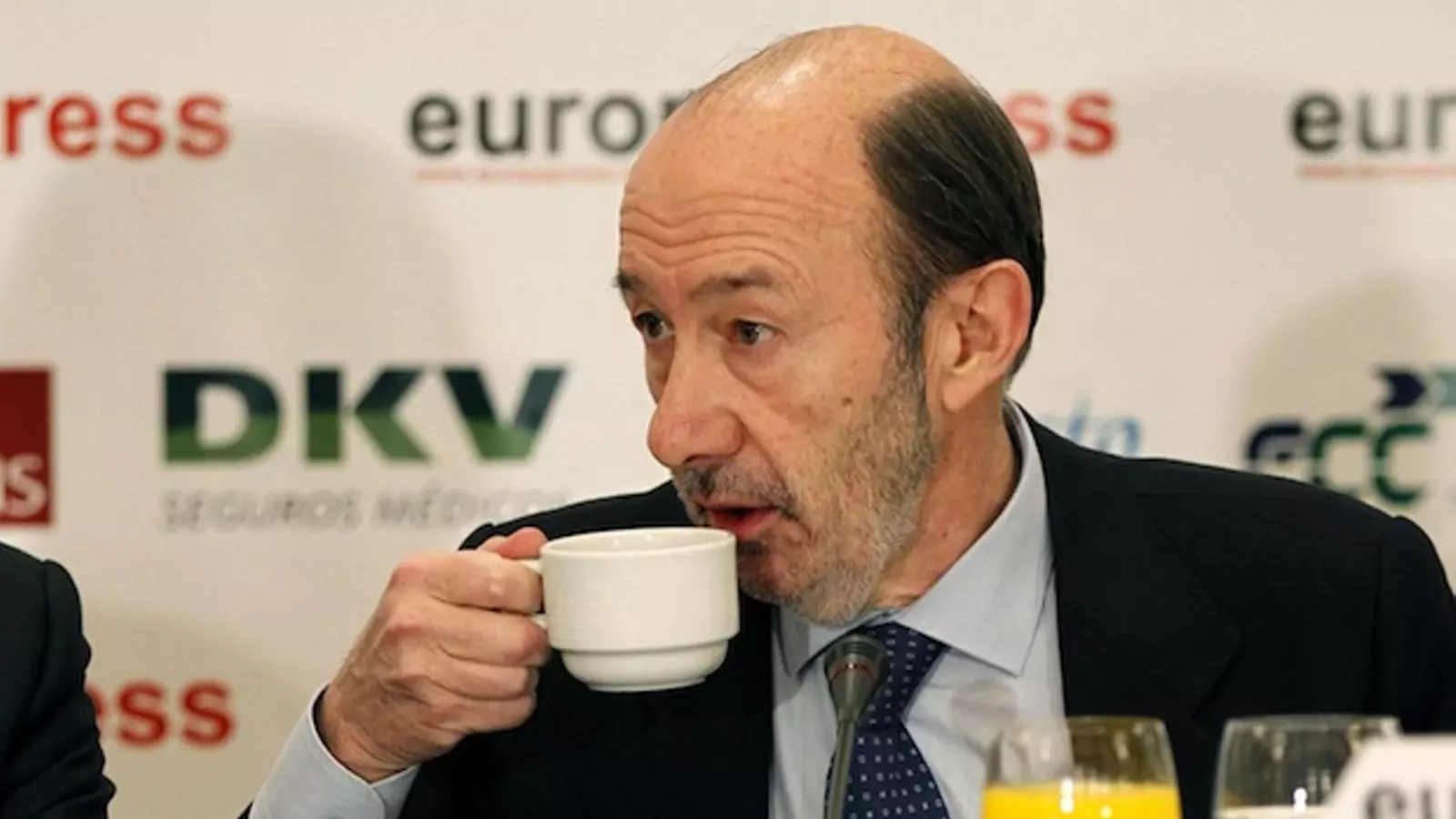 Rubalcaba, en l'esmorzar d'Europa Press / EFE