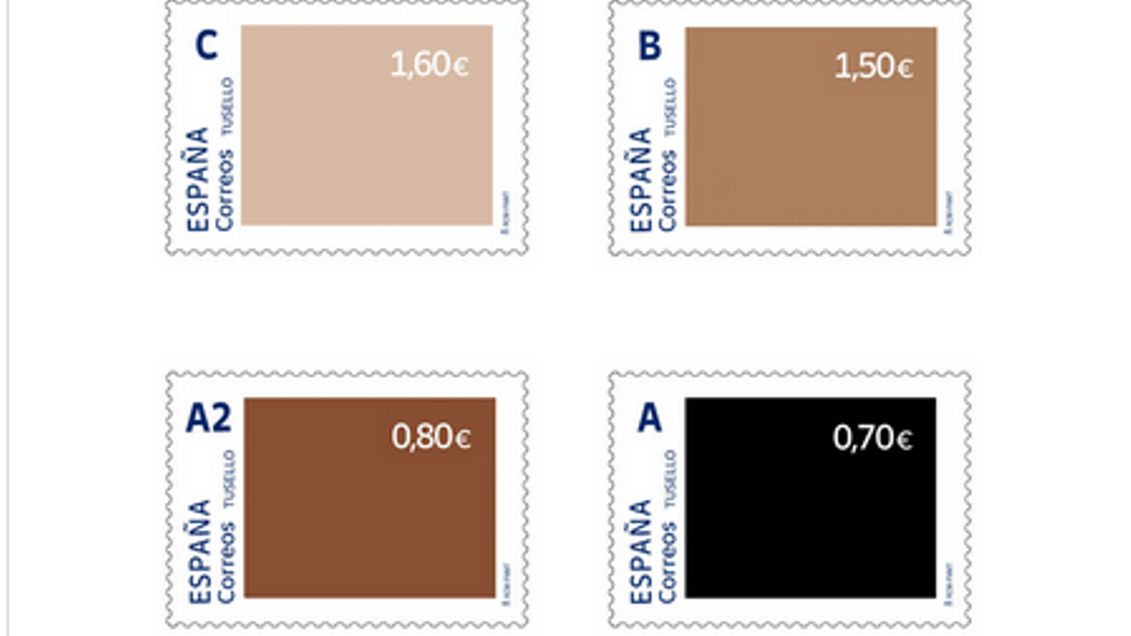 The new 'anti-racist' stamps