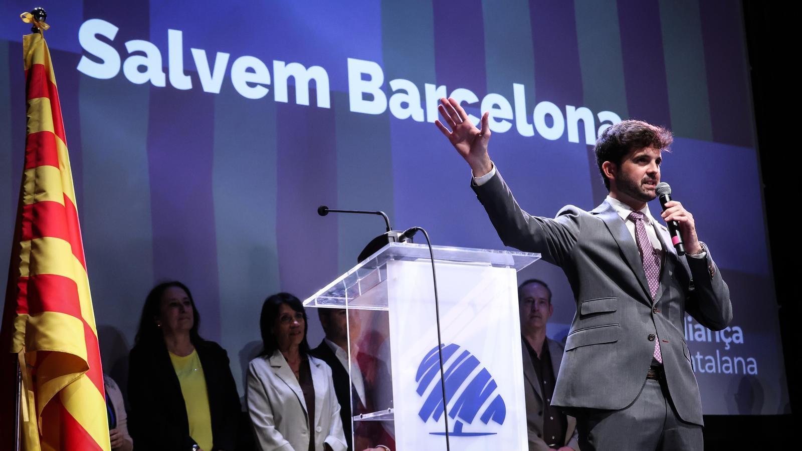 Aragonès, in his presentation in Barcelona