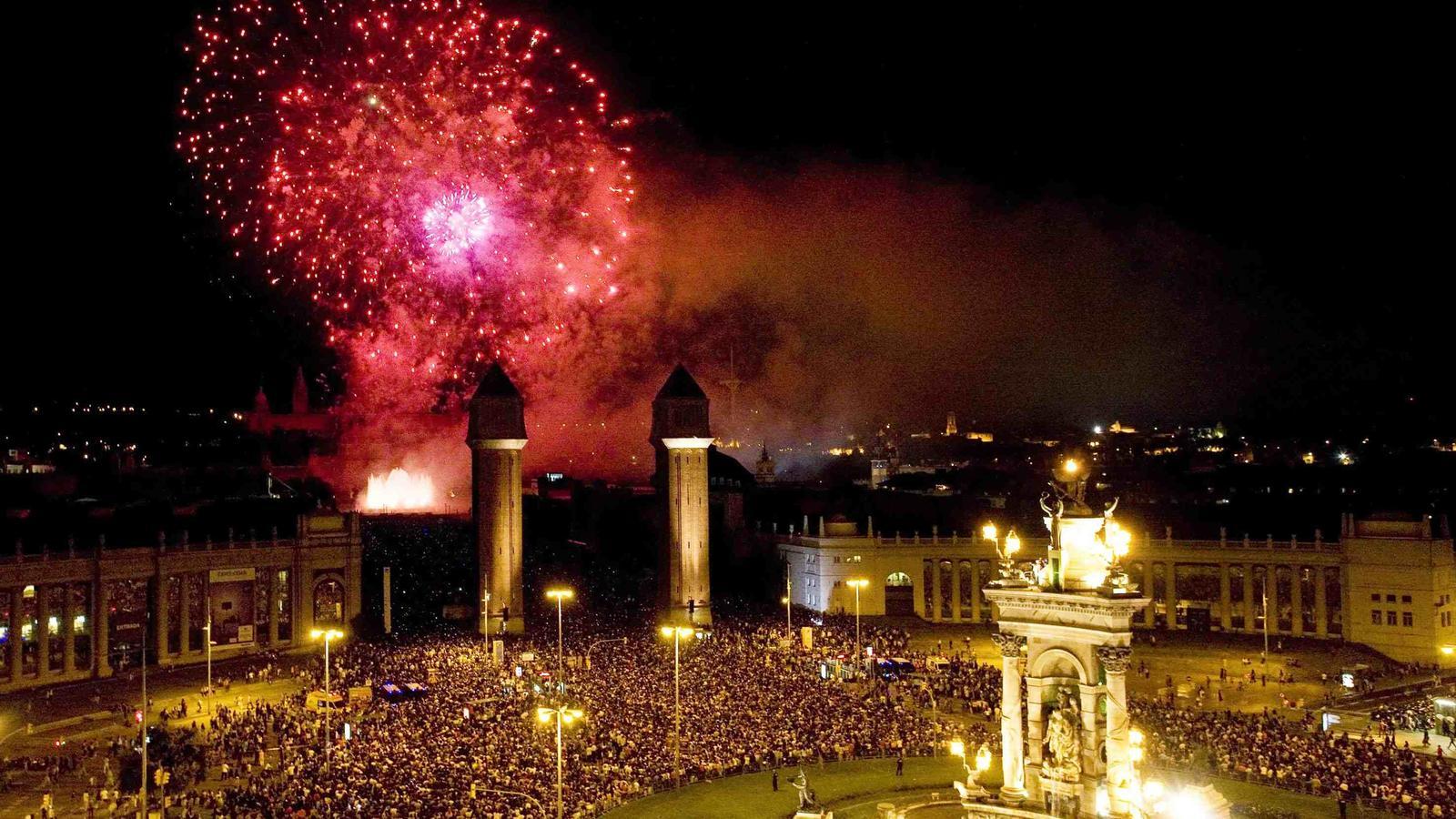 Pyromusical of La Mercè