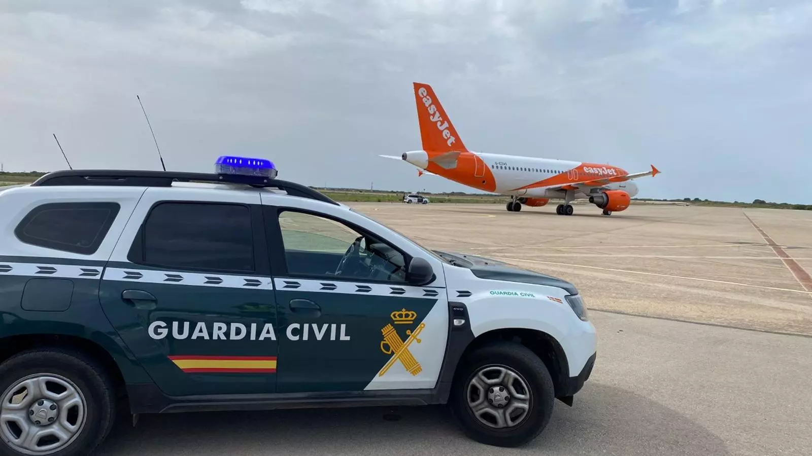 Imatge de l'avió que va patir la falsa amenaça de bomba.