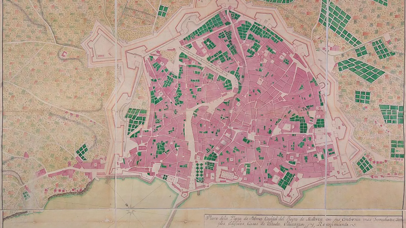 Plànol de Joan Ballester de 1760.