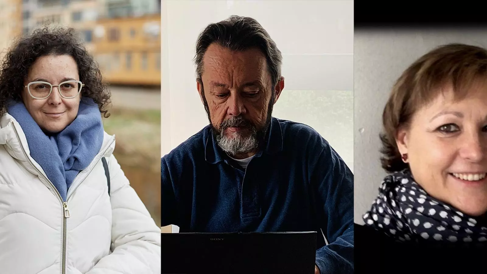 Marta Gubau, Antonio Tombas i Flora Solà