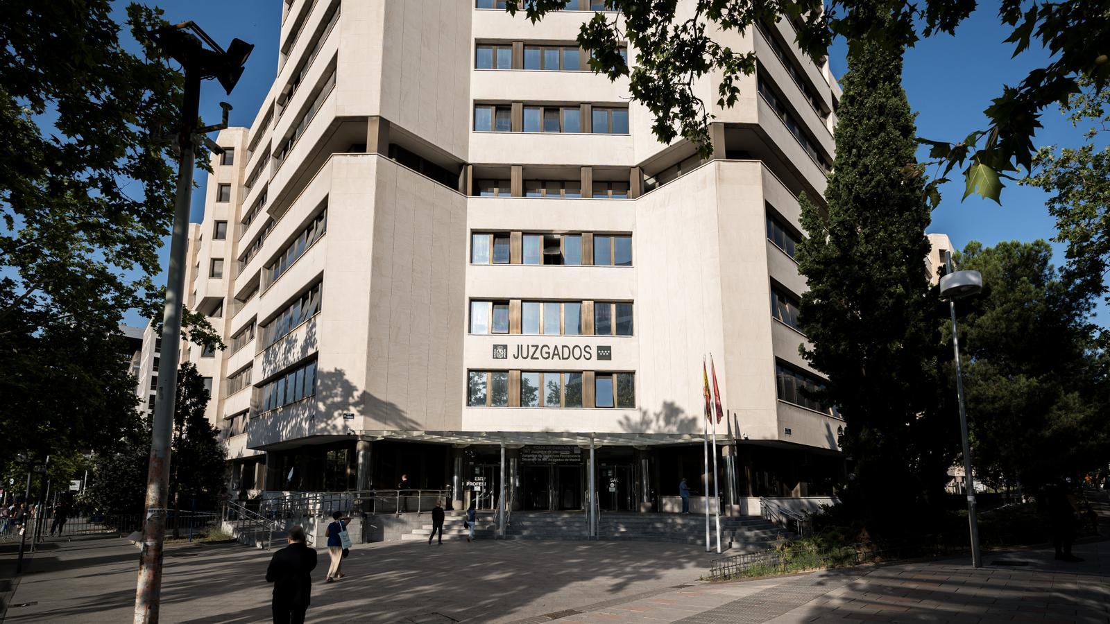 The Plaza Castilla courts in Madrid, in a file image