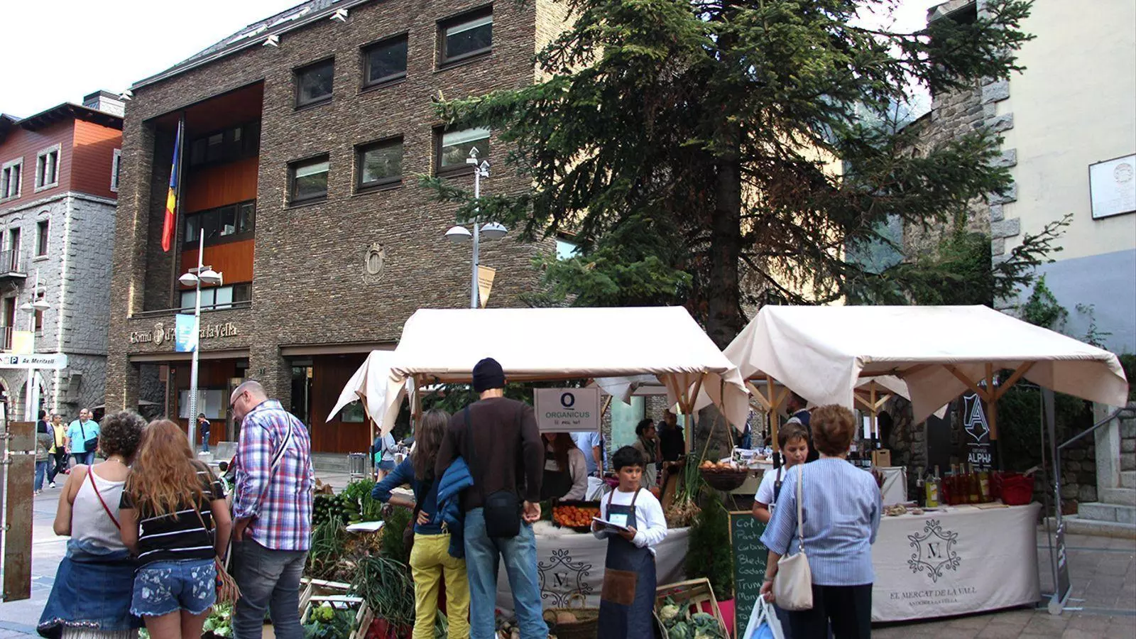 Imatge del Mercat de la Vall en un any anterior.
