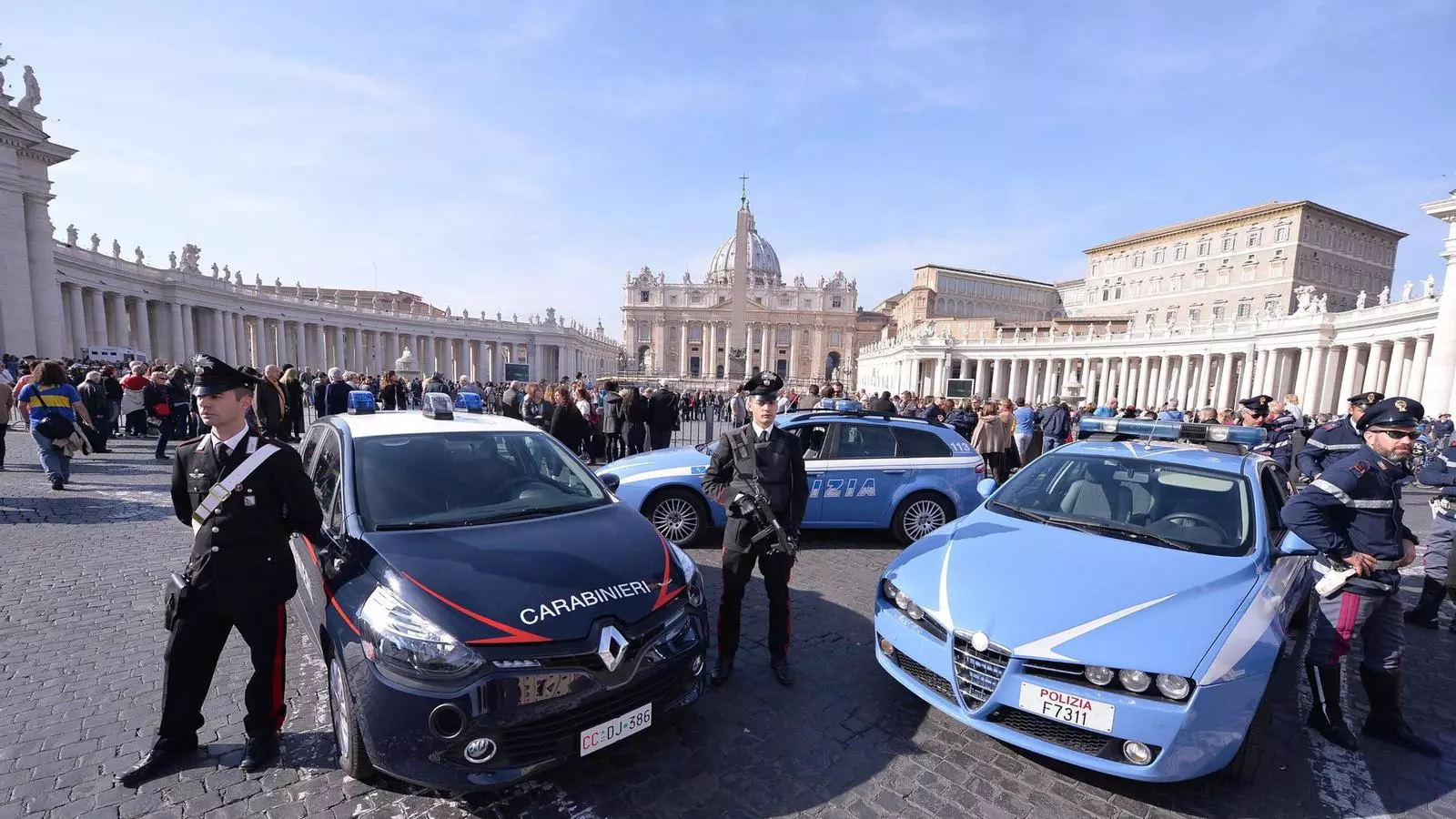 La Ciutat del Vaticà, blindada per la policia / EFE