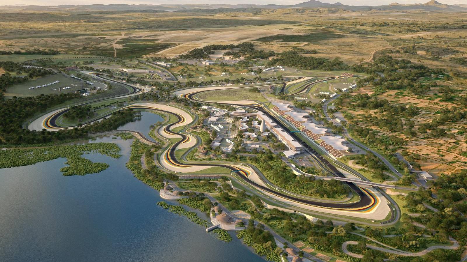 Image of how the new Bugesera circuit in Rwanda will be