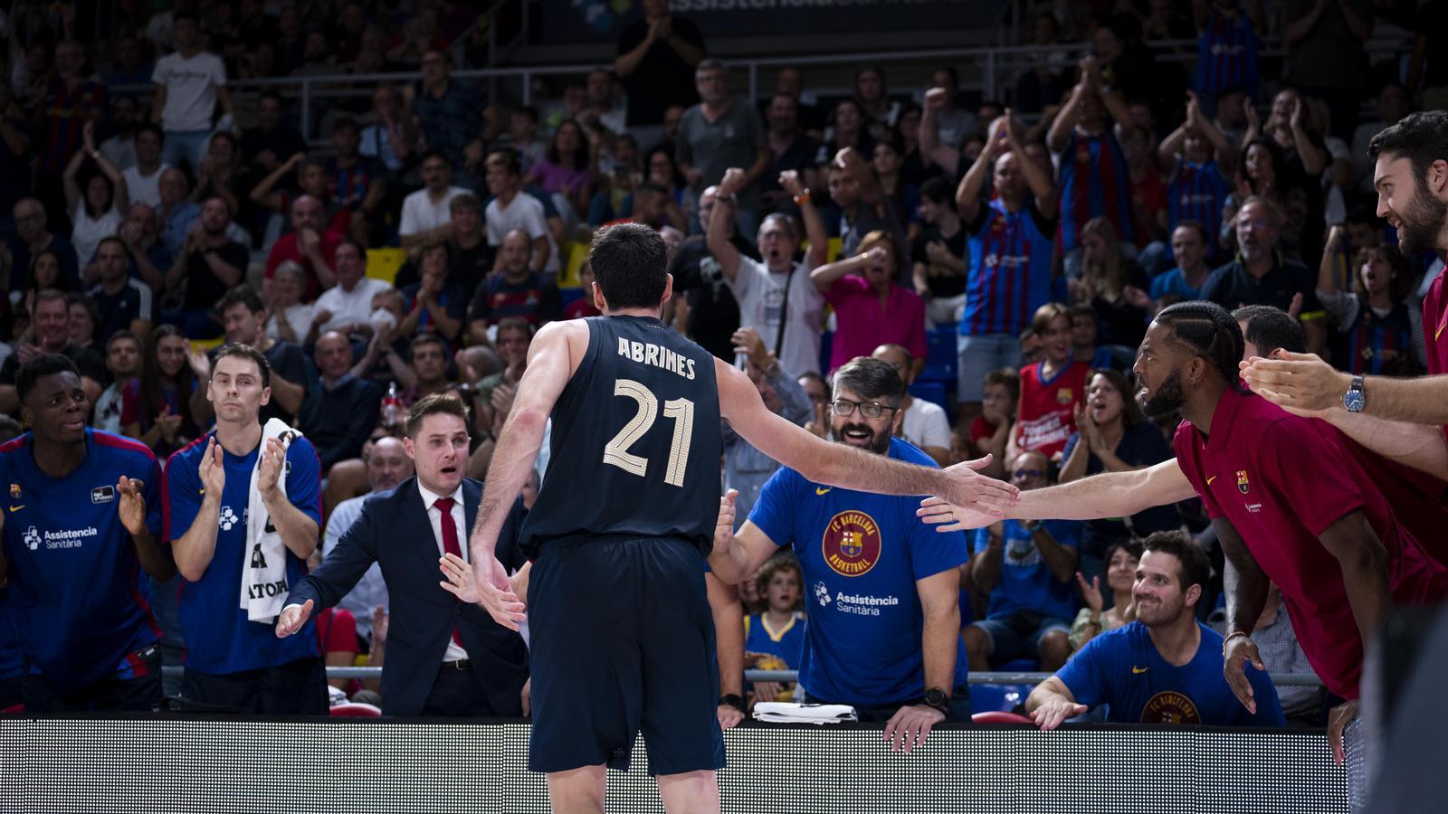 Celebració d'Àlex Abrines