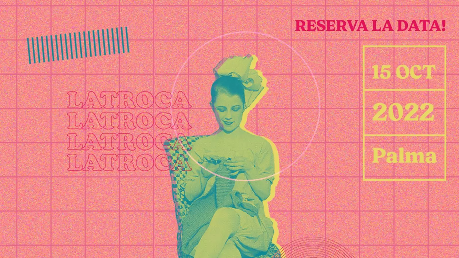 Cartell promocional de la primera trobada de LaTroca a Palma.