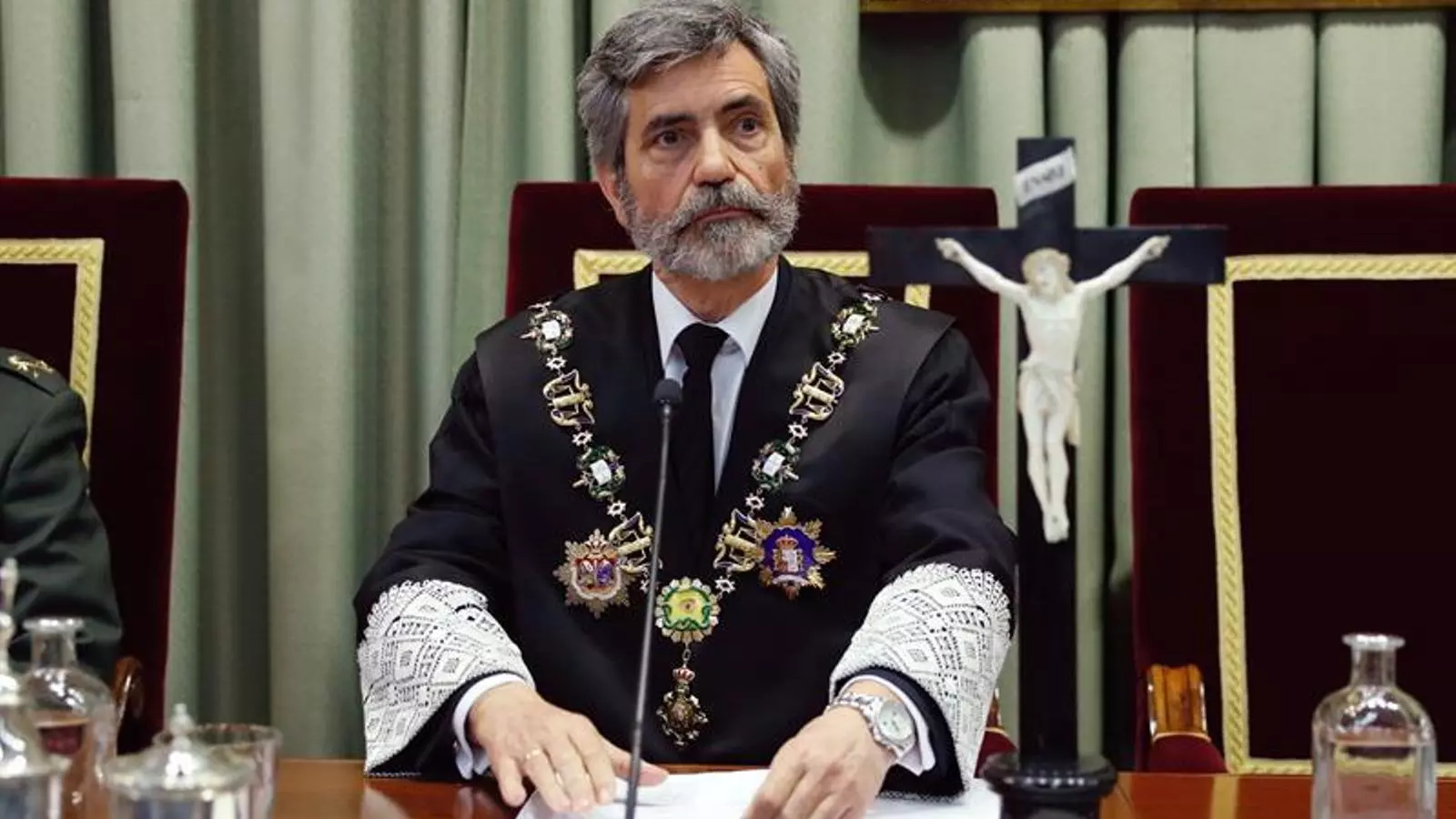 L'encara president del CGPJ, Carlos Lesmes.