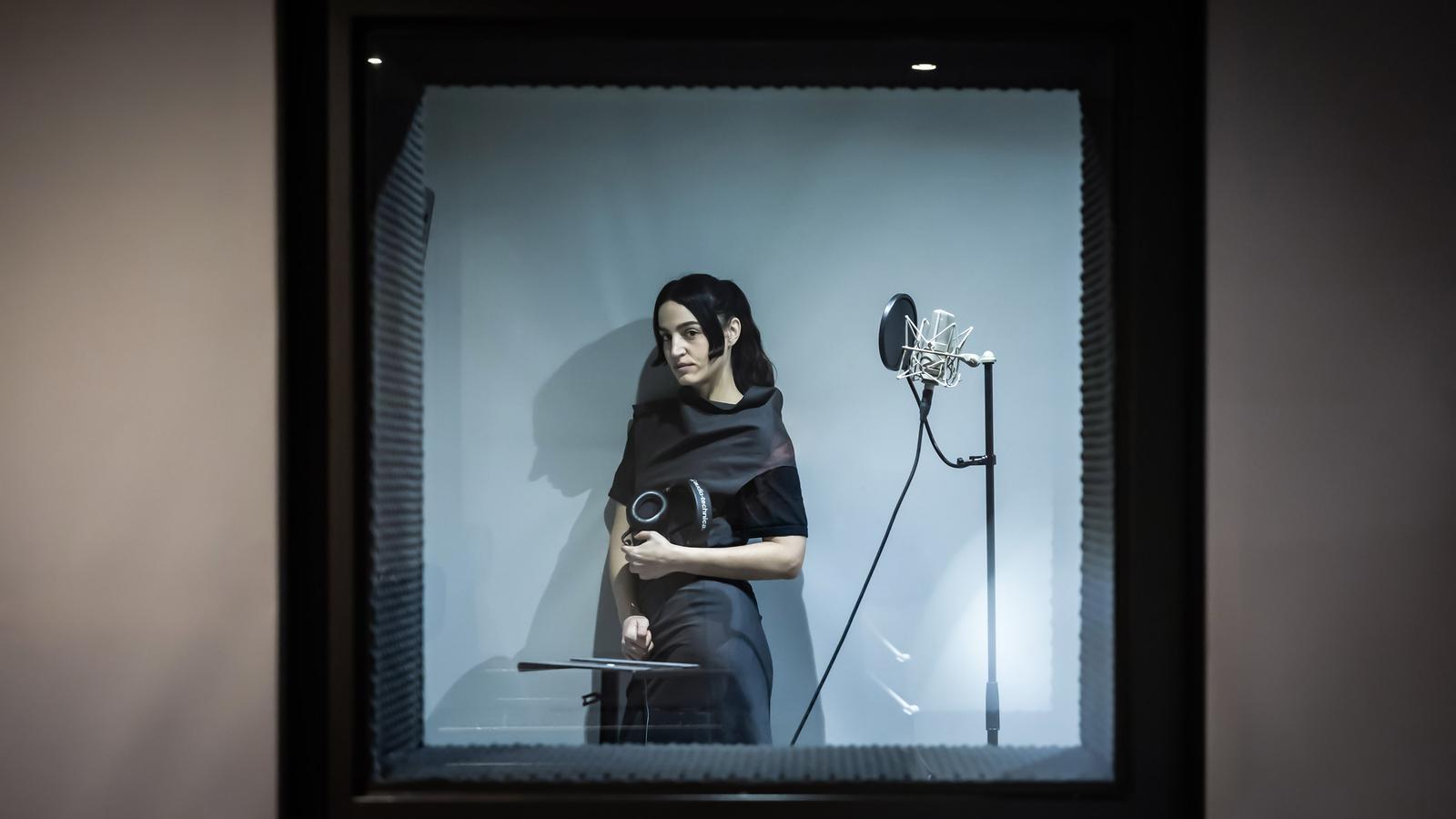 Maria Arnal at Angel Sound Studio in Barcelona.