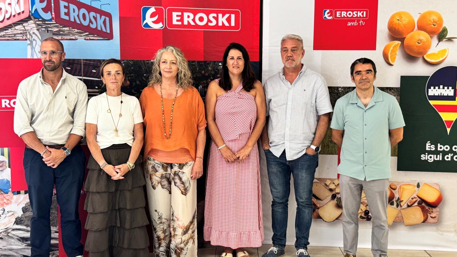 Presentation of local product sales figures.