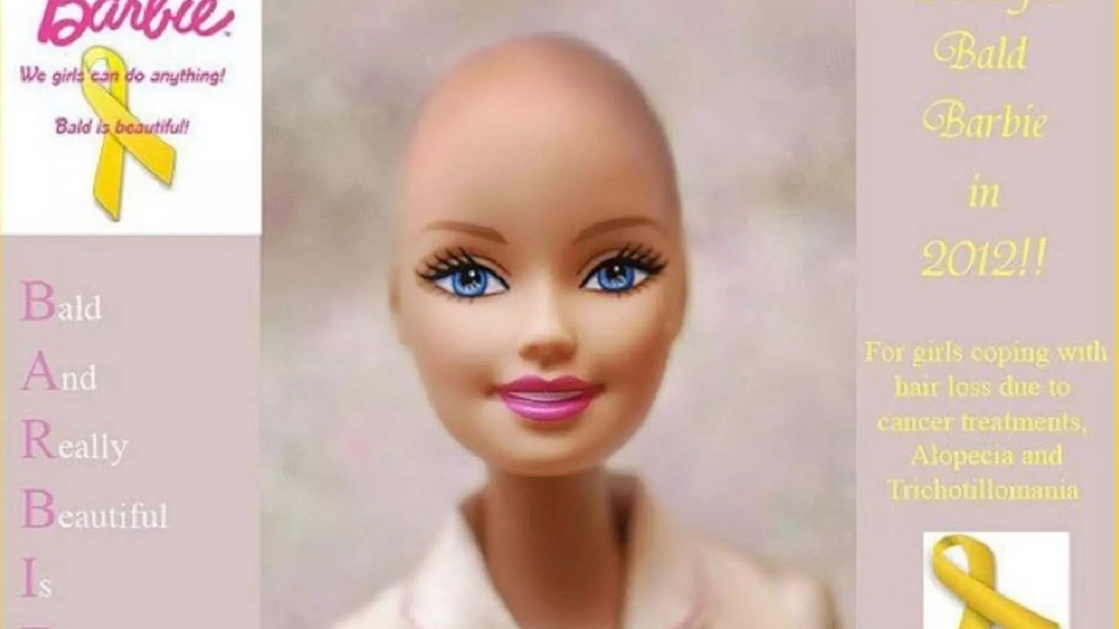 Imatge extrat del Facebook a favor de la Barbie contra el càncer