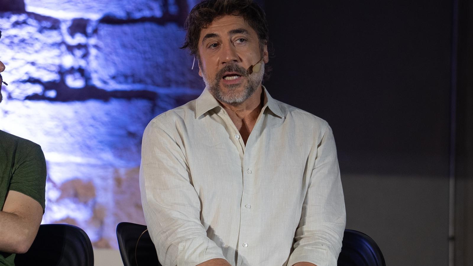 L'actor Javier Bardem durant la presentació d''El ser querido' a Palma.
