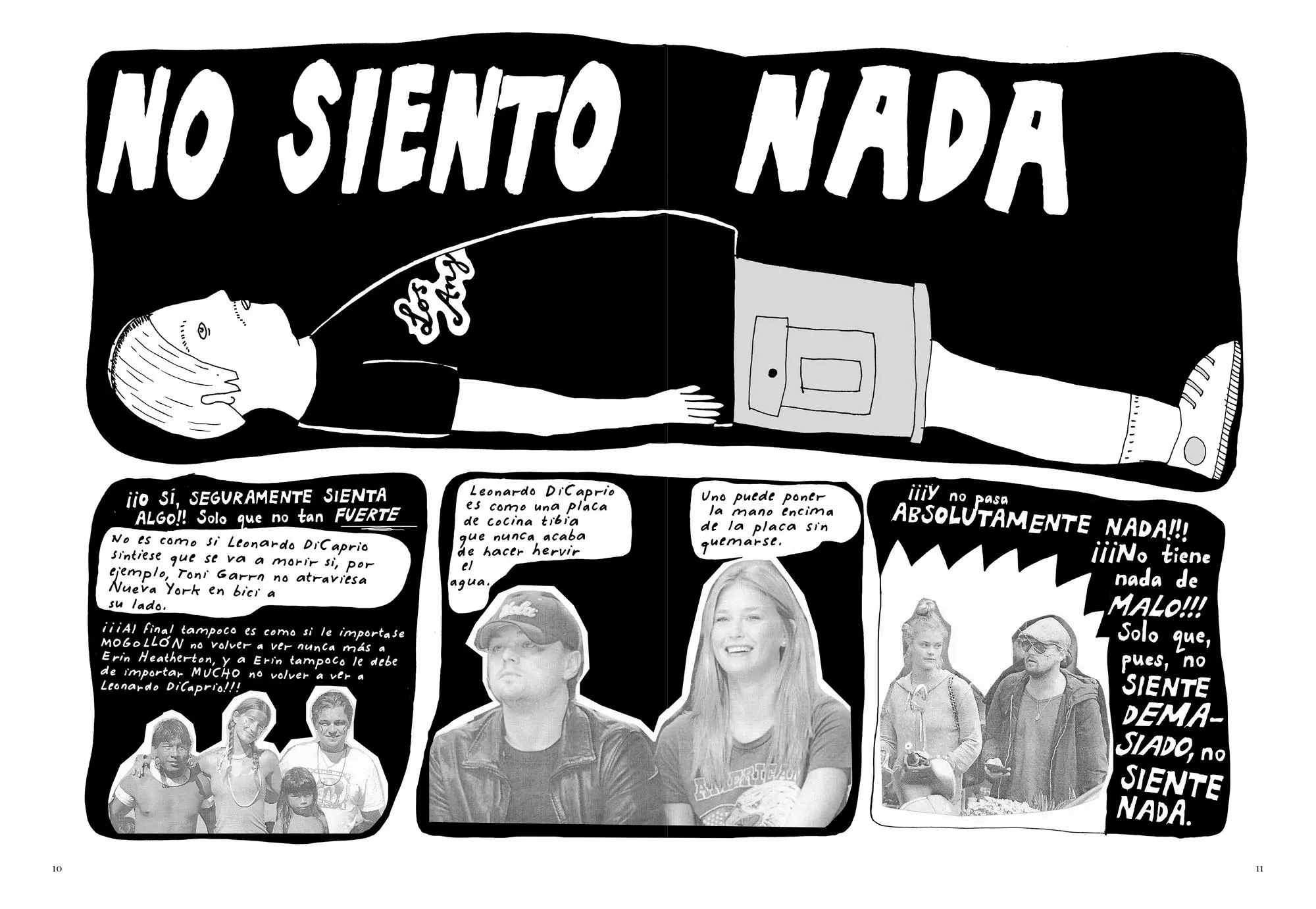 Pàgina de 'No siento nada', de Liv Strömquist