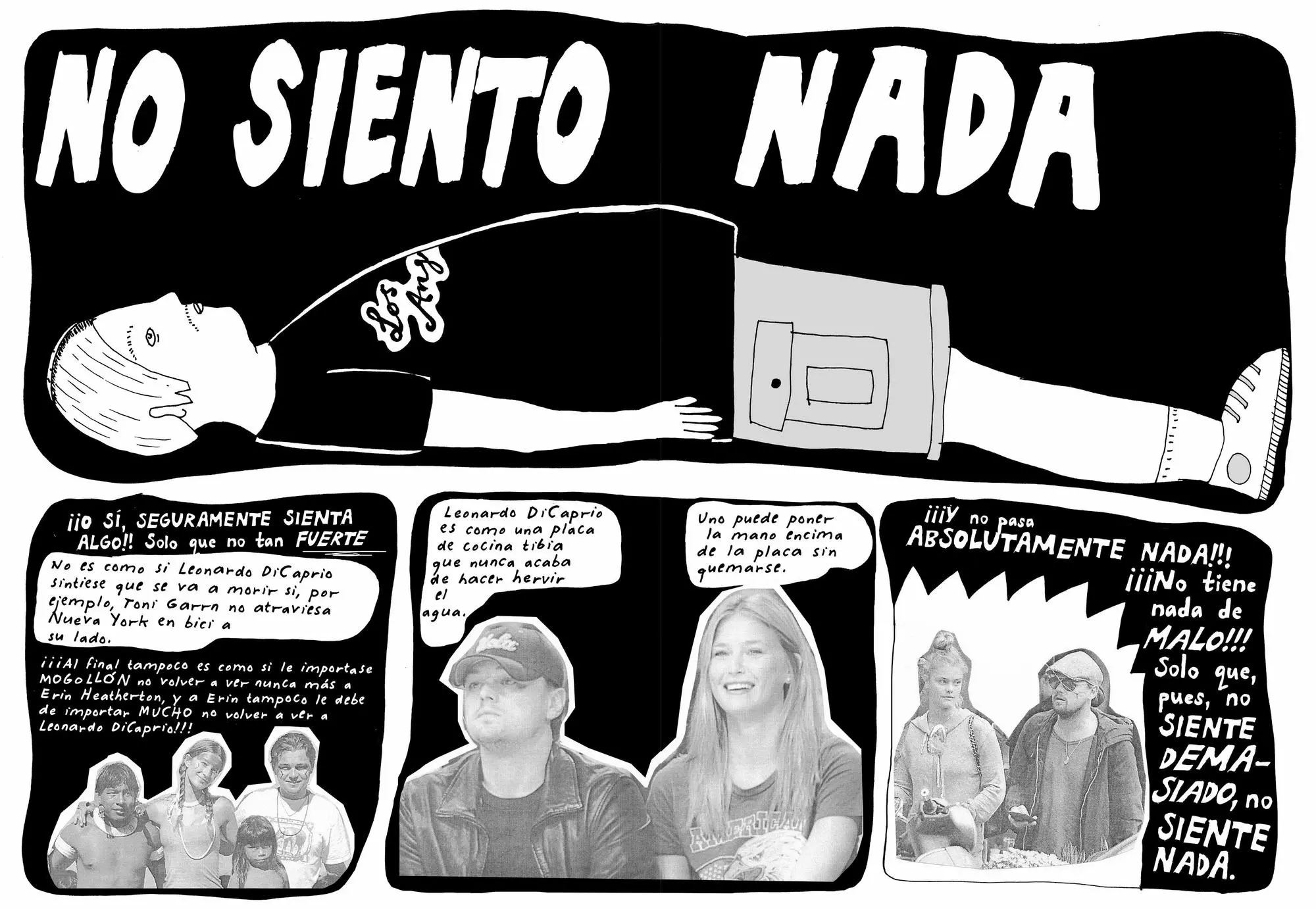 Pàgina de 'No siento nada', de Liv Strömquist