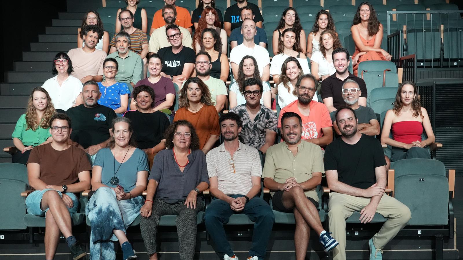 El equipo de Espai Texas en la presentación de la temporada 2026-2027.