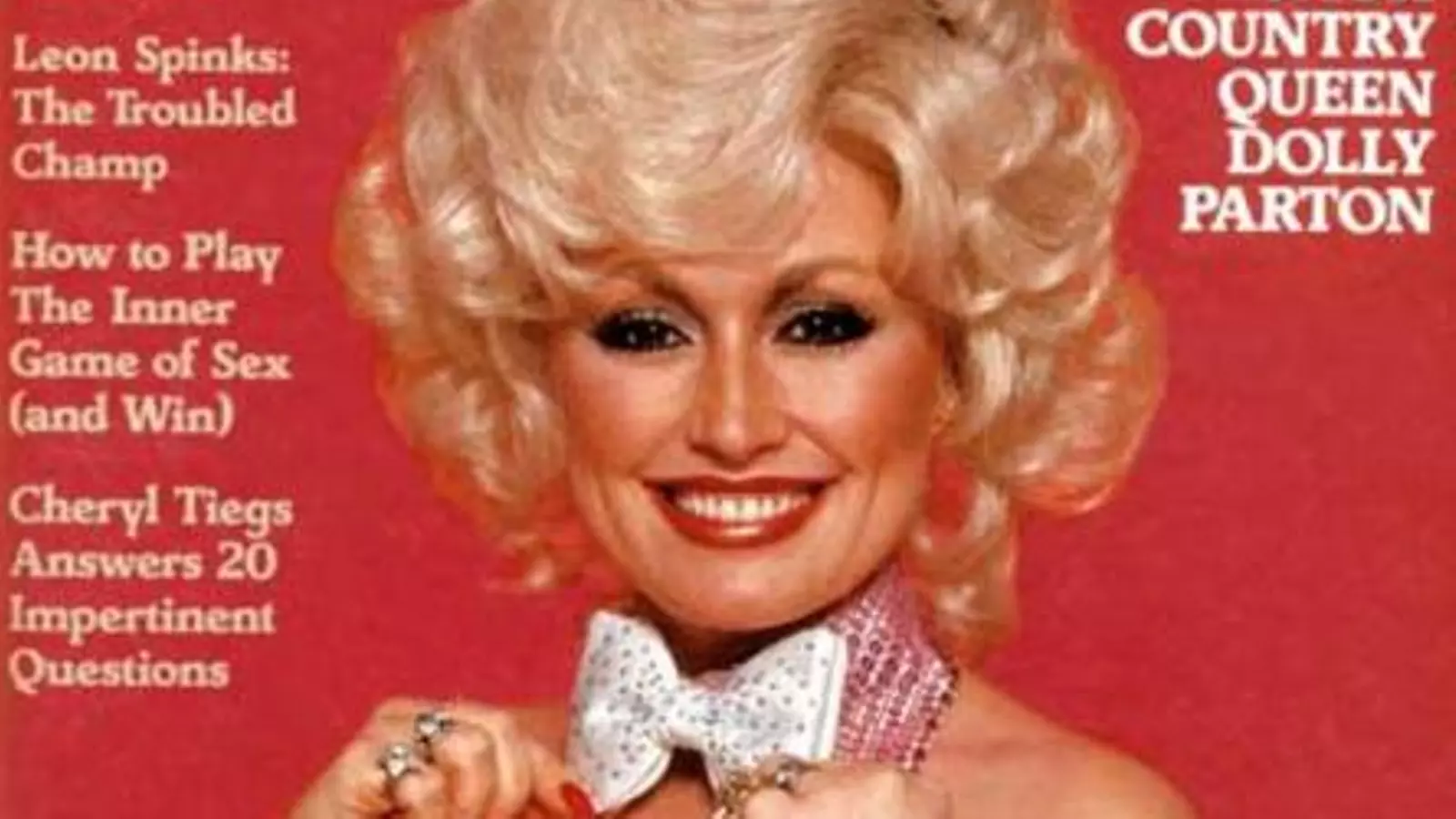 Portada de Dolly Parton per a 'Playboy', de l'any 1978
