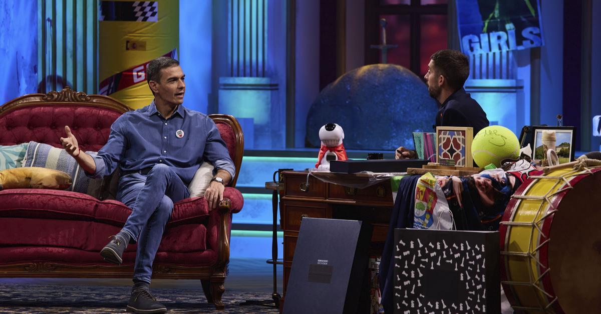 Pedro Sánchez embraces 'Perro Sanxe' nickname on TV show La Revuelta