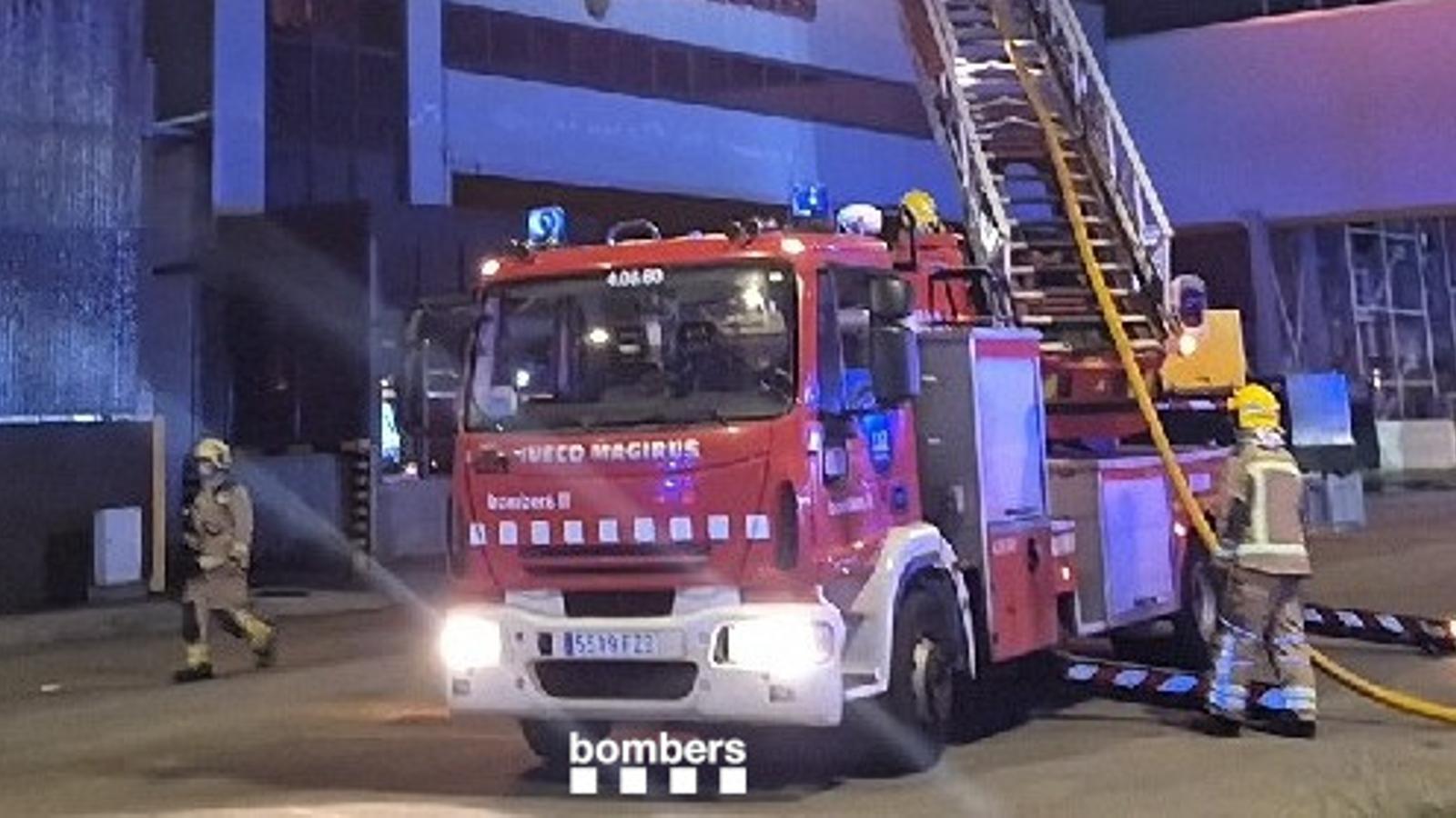 Fire in an industrial estate in Vic