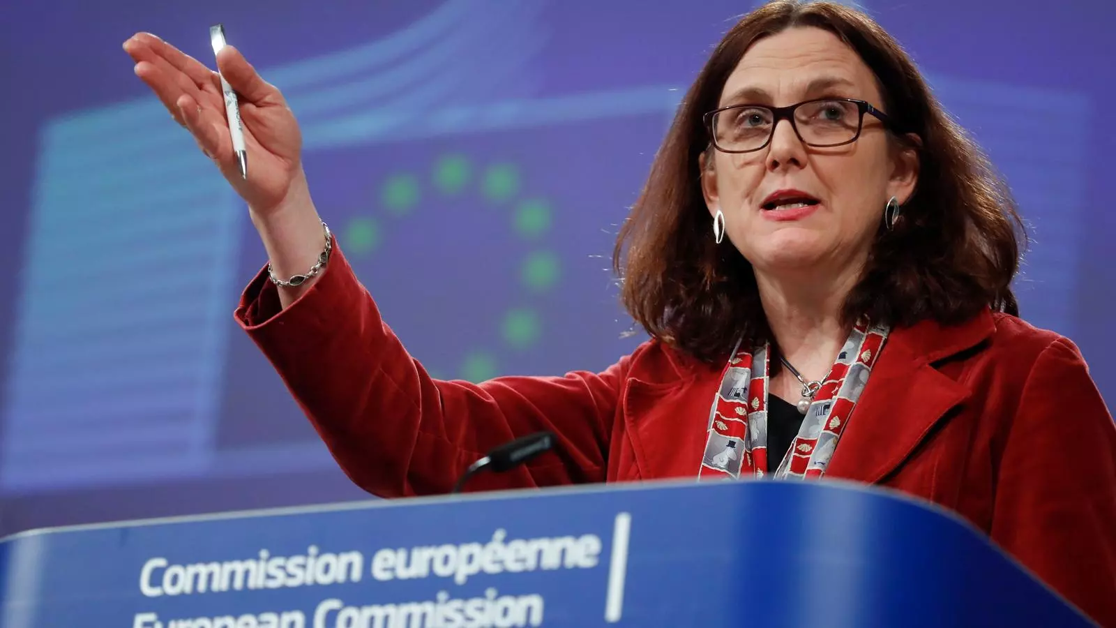 La comissària europea de comerç, Cecilia Malmström.