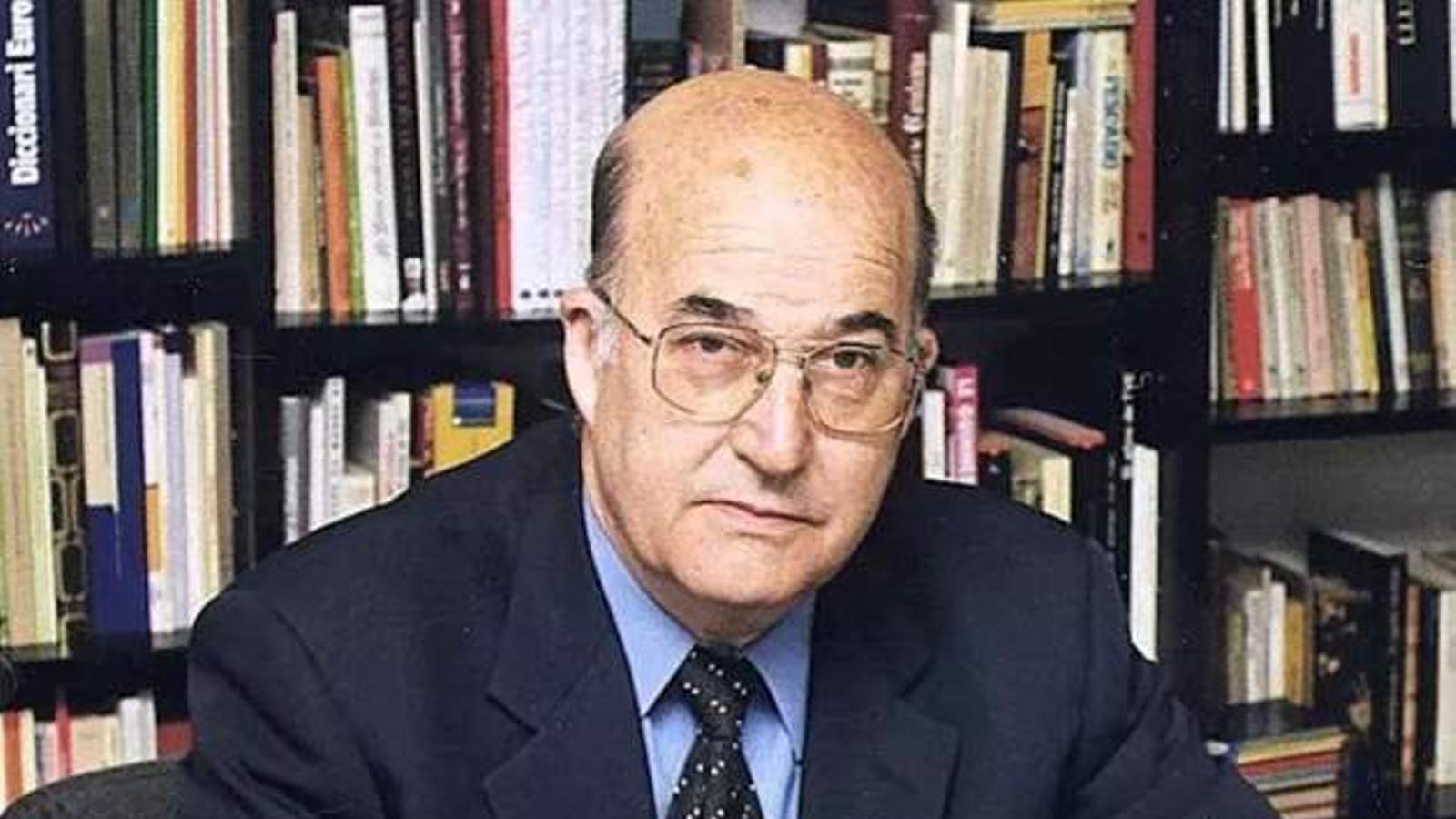 The former mayor of Llançà Josep Maria Salvatella