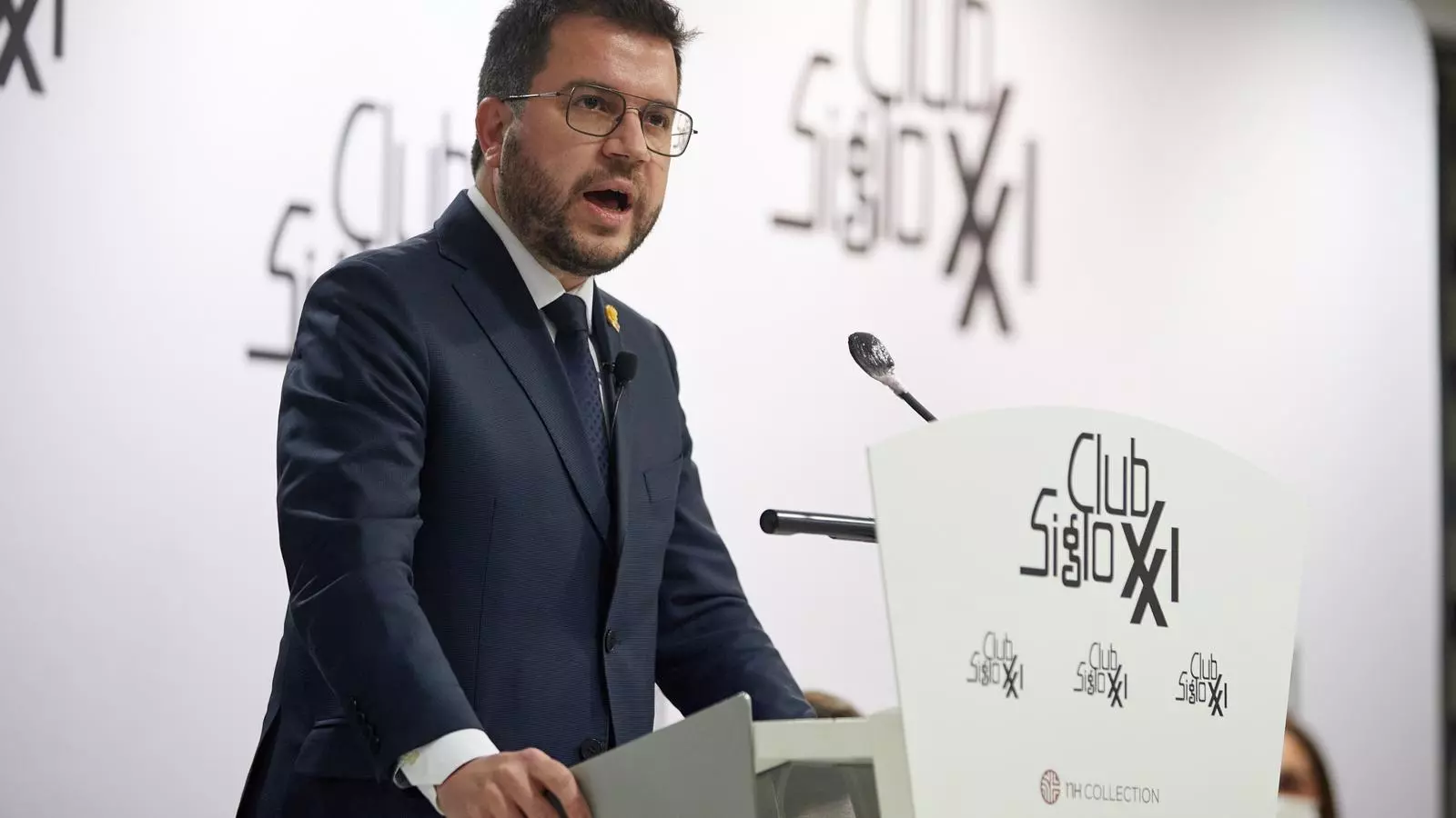 El presidente de la Generalitat, Pere Aragonès