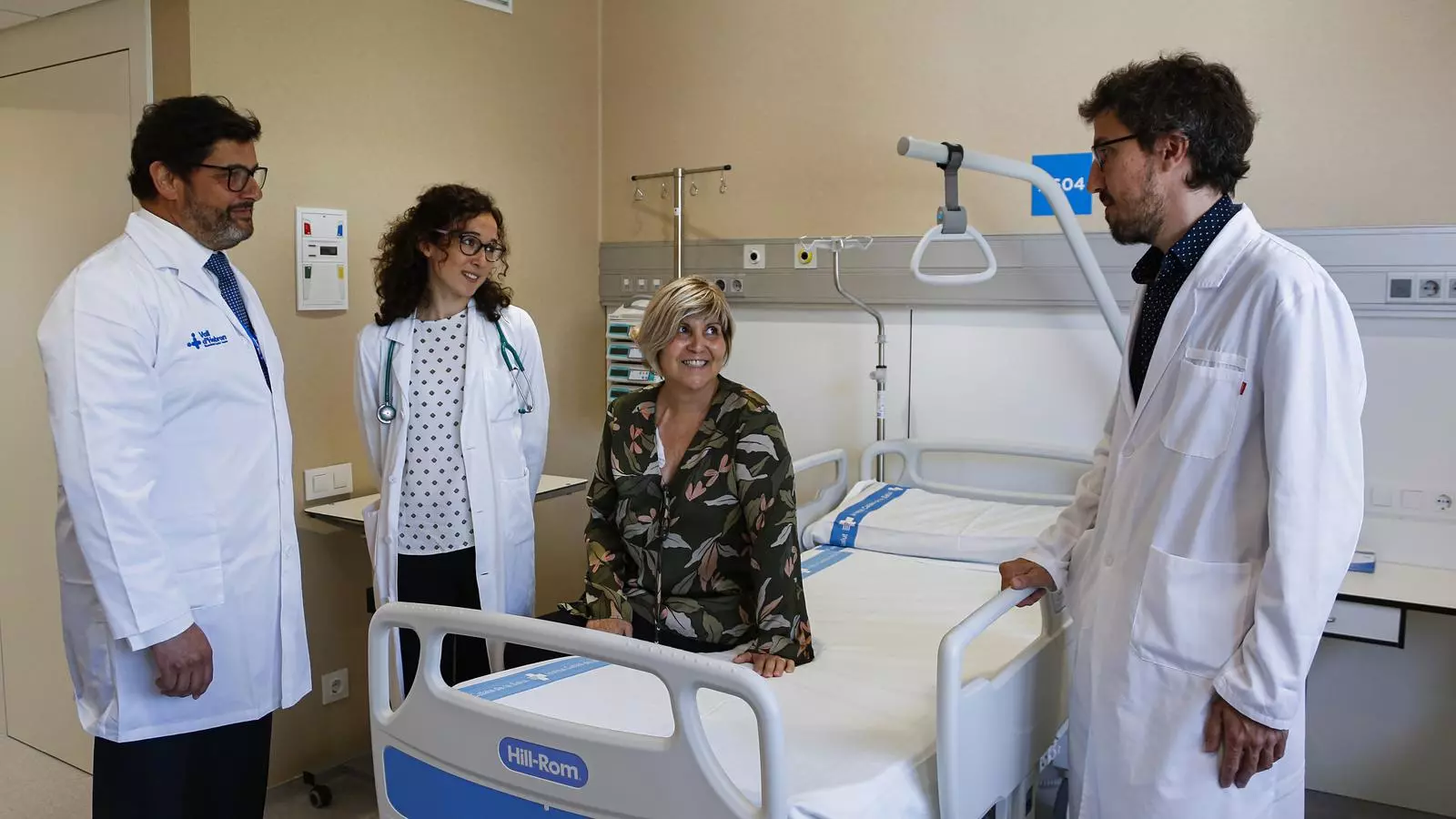 Una pacient a la nova Unitat de Teràpies Cel·lulars Avançades aquest dimarts.