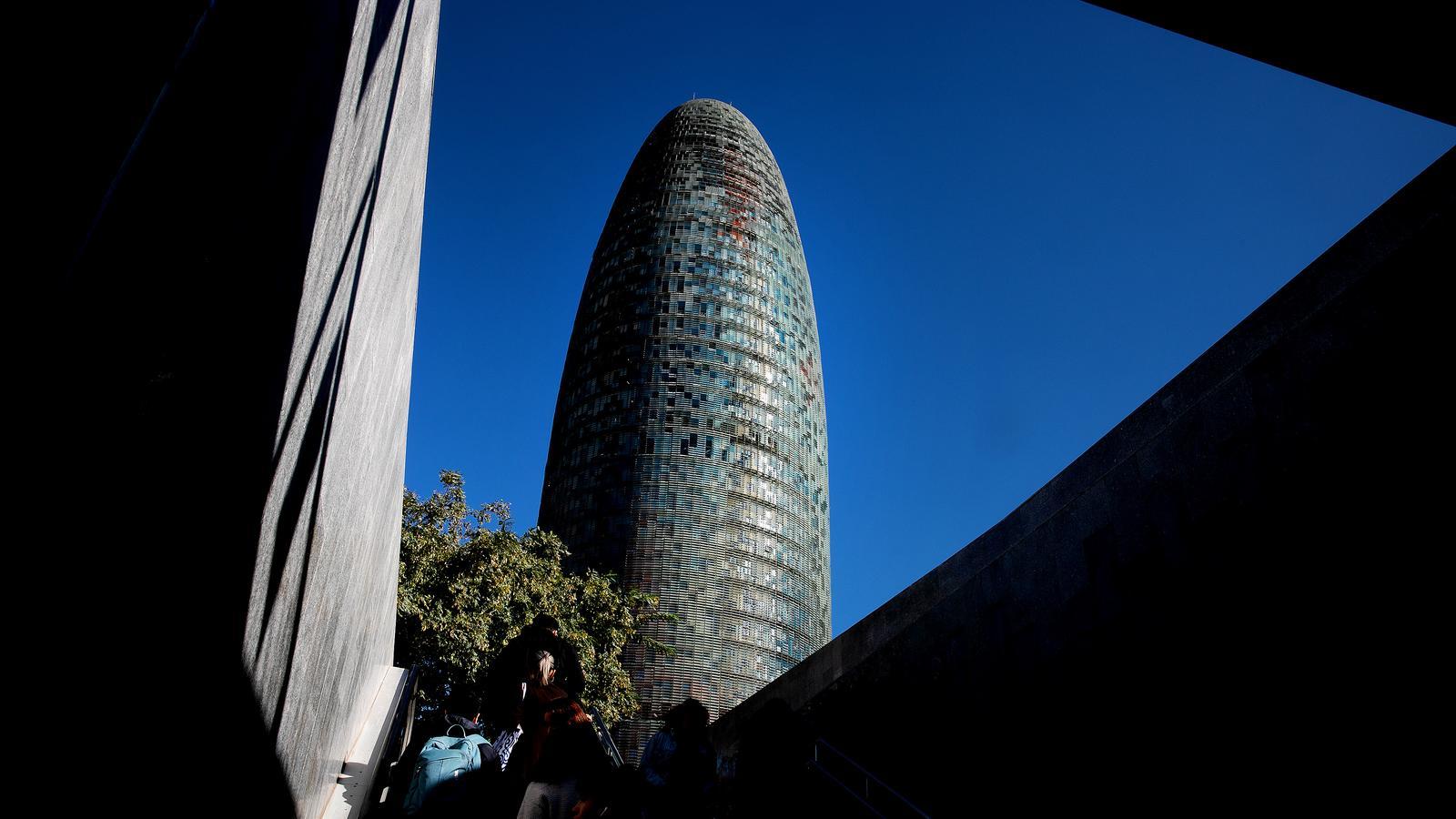 The Glòries Tower in Barcelona, former headquarters of the company in charge of content moderation for Meta.